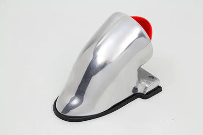 Wyatt Gatling Aluminum PK Style Tail Lamp with Red Glass Lens and 12V Bulb by Wyatt Gatling
