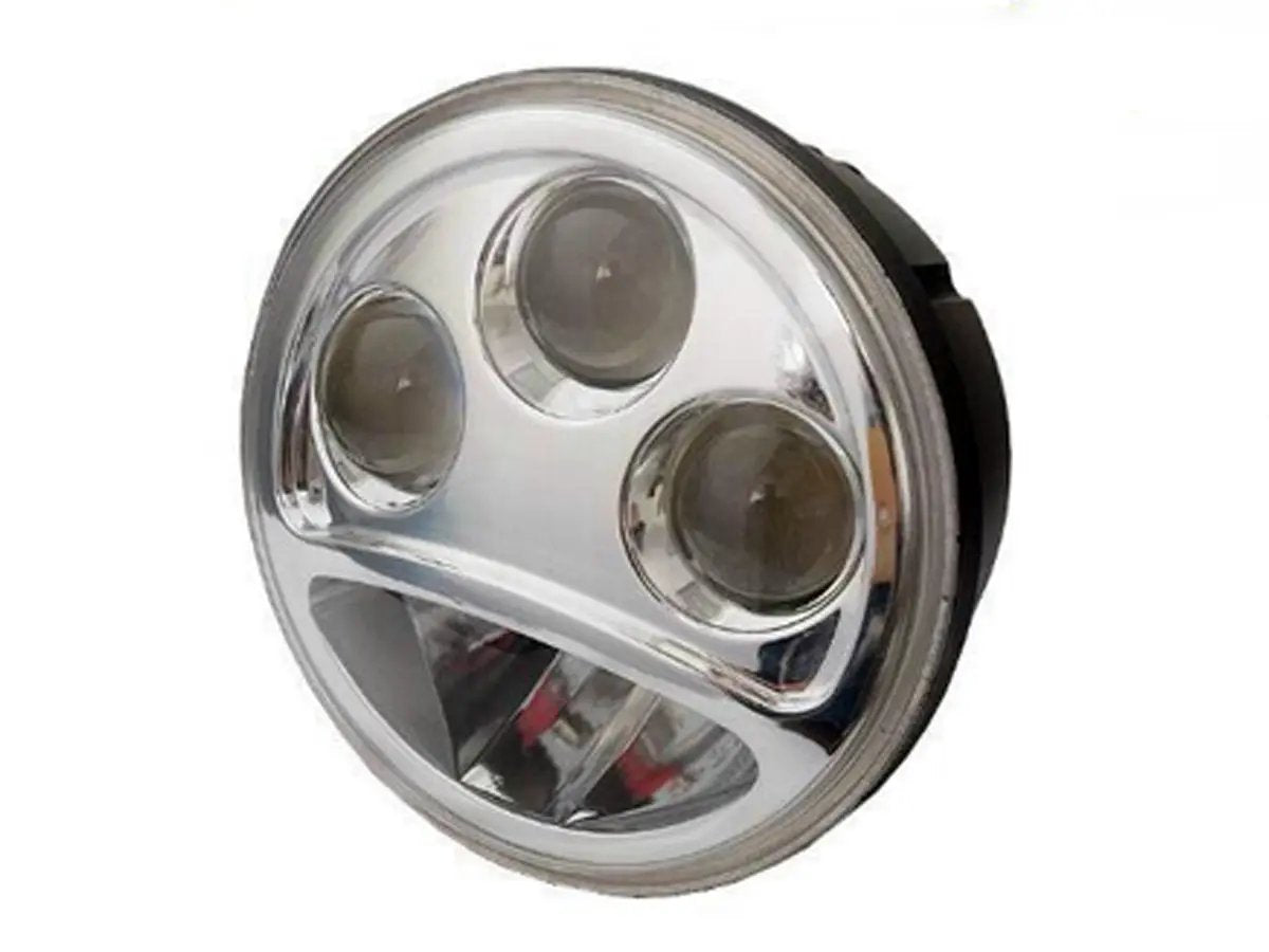 Wyatt Gatling 5-3/4 Inch LED Replacement Headlamp Unit - Fits Bullet Style Headlamps by Wyatt Gatling