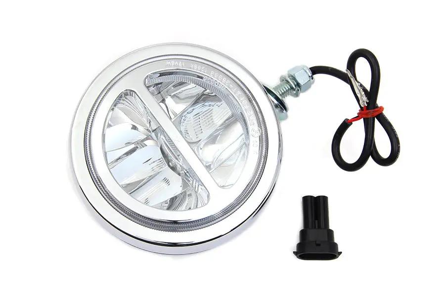 Wyatt Gatling 4-1/2 Inch LED Spotlamp for Harley Davidson FL - Model L21-6105LED by Wyatt Gatling