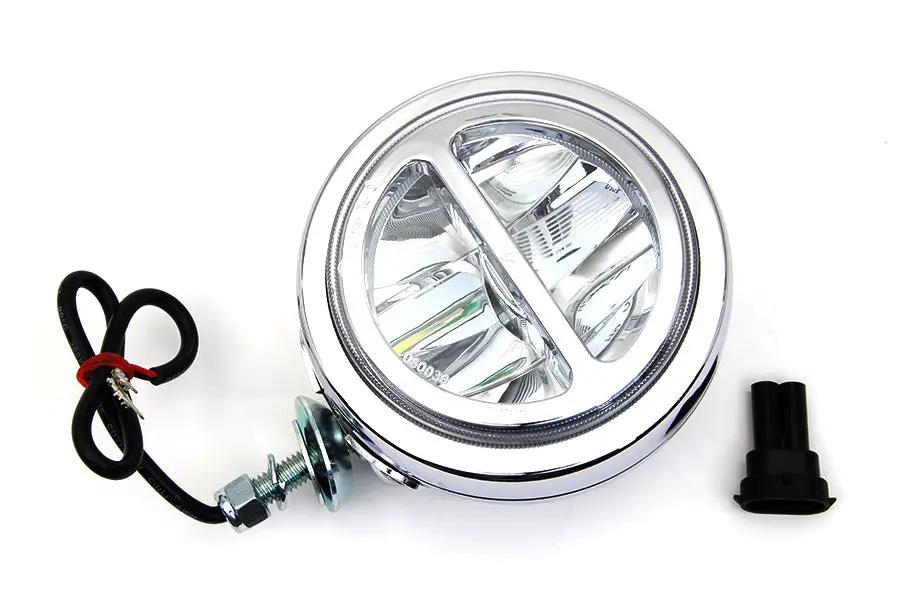 Wyatt Gatling 4-1/2 Inch LED Spotlamp for Harley Davidson FL - Model L21-6105LED by Wyatt Gatling