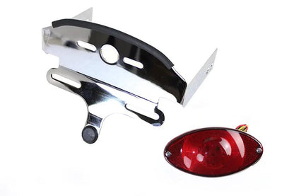 V-Twin Chrome Tail Lamp Assembly for Harley Davidson FXST (2003-2012) by V-Twin