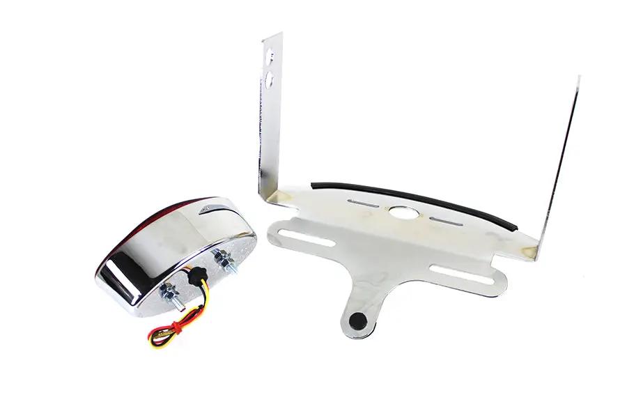 V-Twin Chrome Tail Lamp Assembly for Harley Davidson FXST (2003-2012) by V-Twin