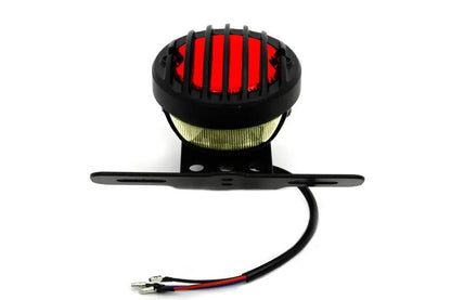 Wyatt Gatling TL1 Round Tail Lamp Assembly with Red Lens and License Plate Bracket by Wyatt Gatling