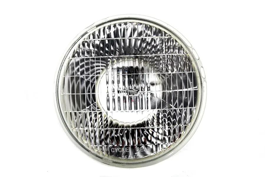 Wyatt Gatling 7 Inch Replica Cycle Beam Headlamp for Harley Davidson FLH (1950s Models) by Wyatt Gatling