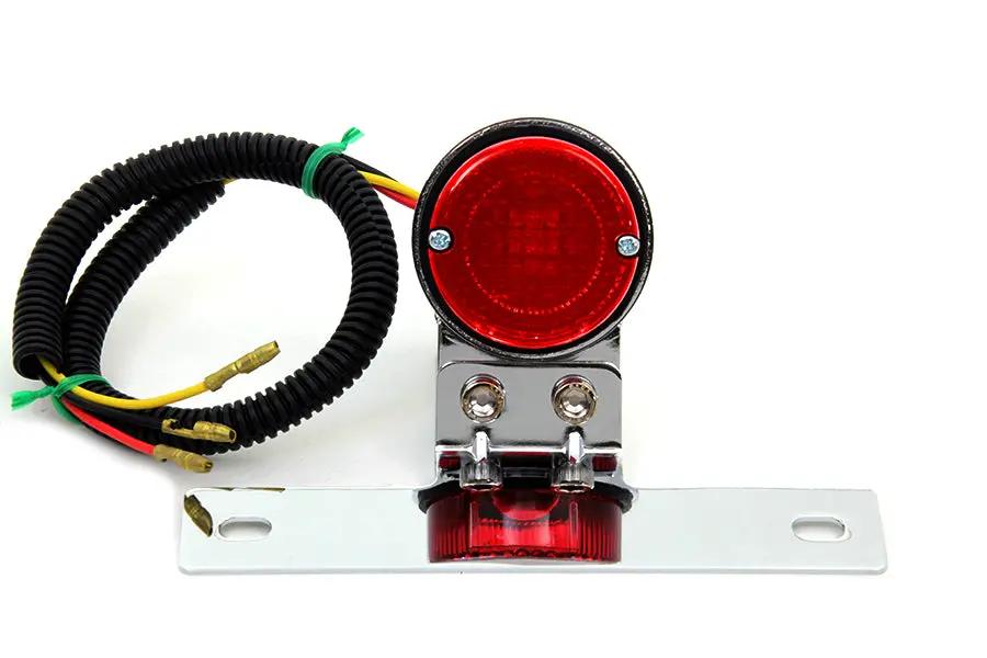 Wyatt Gatling 1 Inch Round Tail Lamp with 12 Volt Bulb by Wyatt Gatling