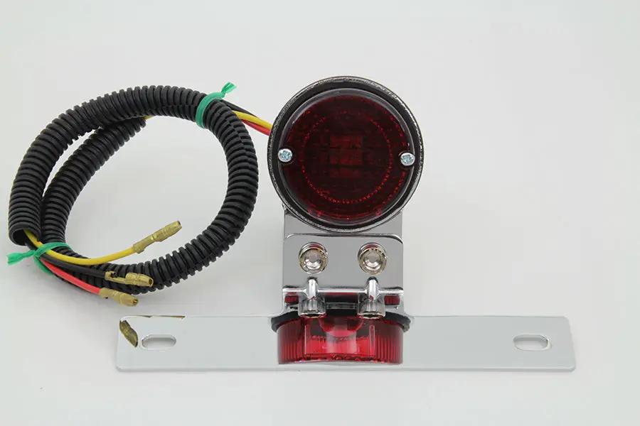 Wyatt Gatling 1 Inch Round Tail Lamp with 12 Volt Bulb by Wyatt Gatling