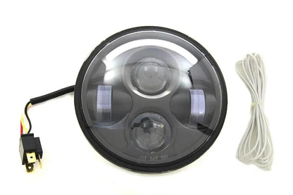 Wyatt Gatling 5-3/4 inch LED Headlamp Unit for Harley Davidson XL by Wyatt Gatling