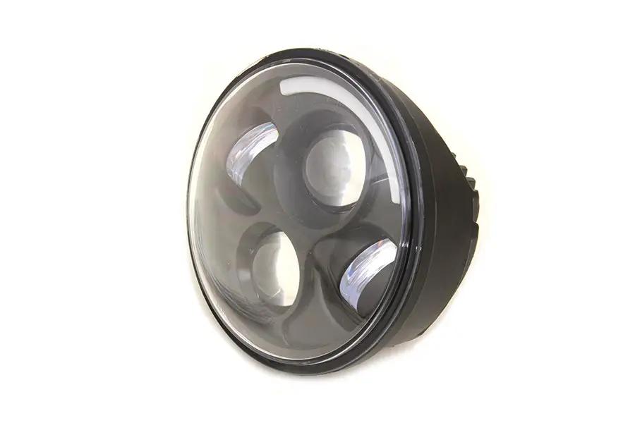 Wyatt Gatling 5-3/4 inch LED Headlamp Unit for Harley Davidson XL by Wyatt Gatling