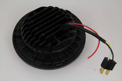 Wyatt Gatling 7 Inch LED Headlamp Unit for Harley Davidson FL Models - Black by Wyatt Gatling