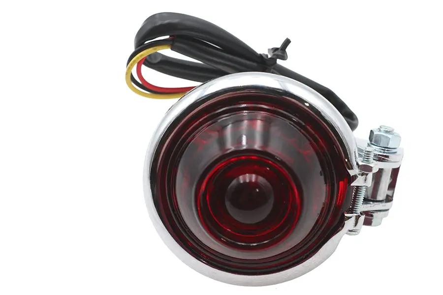 Wyatt Gatling Part 77362 Chrome LED Bullet Style Tail Lamp Assembly with Adjustable Mount by Wyatt Gatling