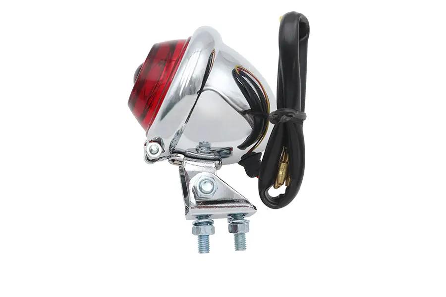 Wyatt Gatling Part 77362 Chrome LED Bullet Style Tail Lamp Assembly with Adjustable Mount by Wyatt Gatling