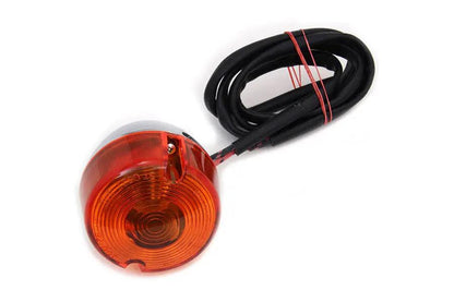 Wyatt Gatling Dual Filament Turn Signal Chrome for Harley Davidson FXD (1991-2000) by Wyatt Gatling