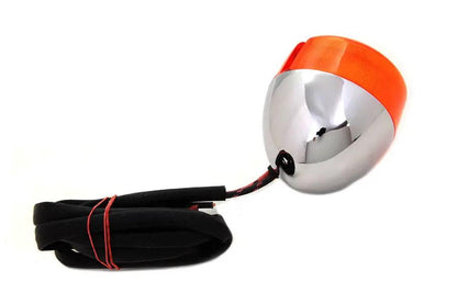Wyatt Gatling Dual Filament Turn Signal Chrome for Harley Davidson FXD (1991-2000) by Wyatt Gatling