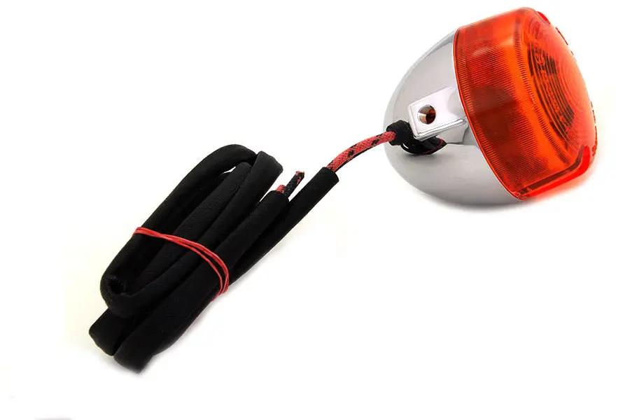 Wyatt Gatling Dual Filament Turn Signal Chrome for Harley Davidson FXD (1991-2000) by Wyatt Gatling