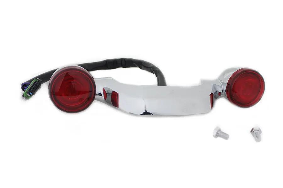 Wyatt Gatling Chrome FLTRX Rear Turn Signal Bar Kit for Harley Davidson FLTRX by Wyatt Gatling