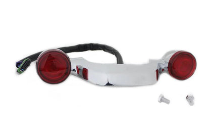 Wyatt Gatling Chrome FLTRX Rear Turn Signal Bar Kit for Harley Davidson FLTRX by Wyatt Gatling
