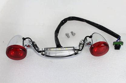 Wyatt Gatling Chrome FLTRX Rear Turn Signal Bar Kit for Harley Davidson FLTRX by Wyatt Gatling