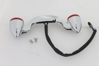 Wyatt Gatling Chrome FLTRX Rear Turn Signal Bar Kit for Harley Davidson FLTRX by Wyatt Gatling