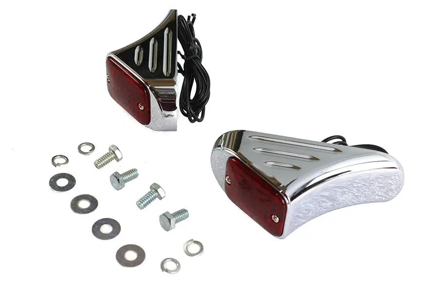 Wyatt Gatling 12-6055R Flush Deco Marker Lamp Set with Red Lens by Wyatt Gatling