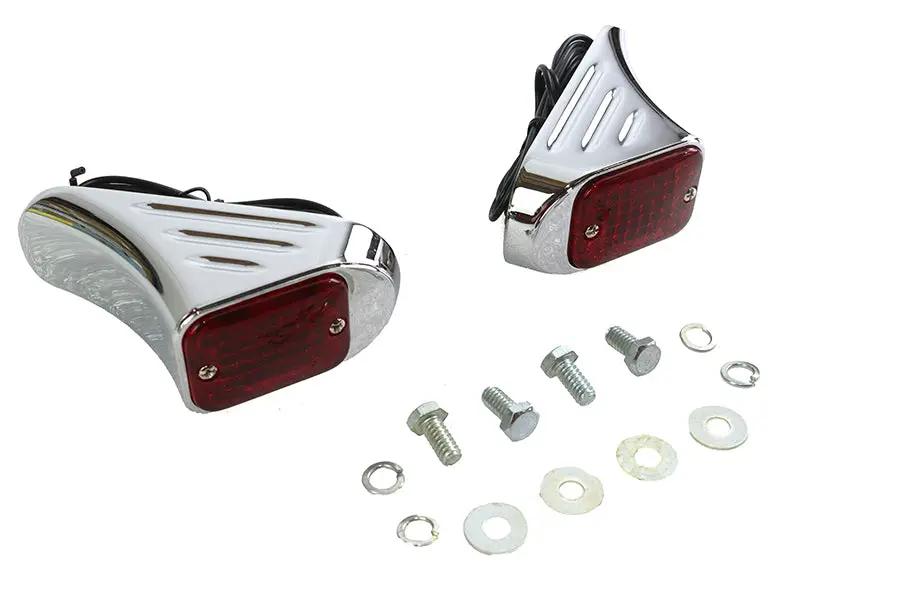 Wyatt Gatling 12-6055R Flush Deco Marker Lamp Set with Red Lens by Wyatt Gatling