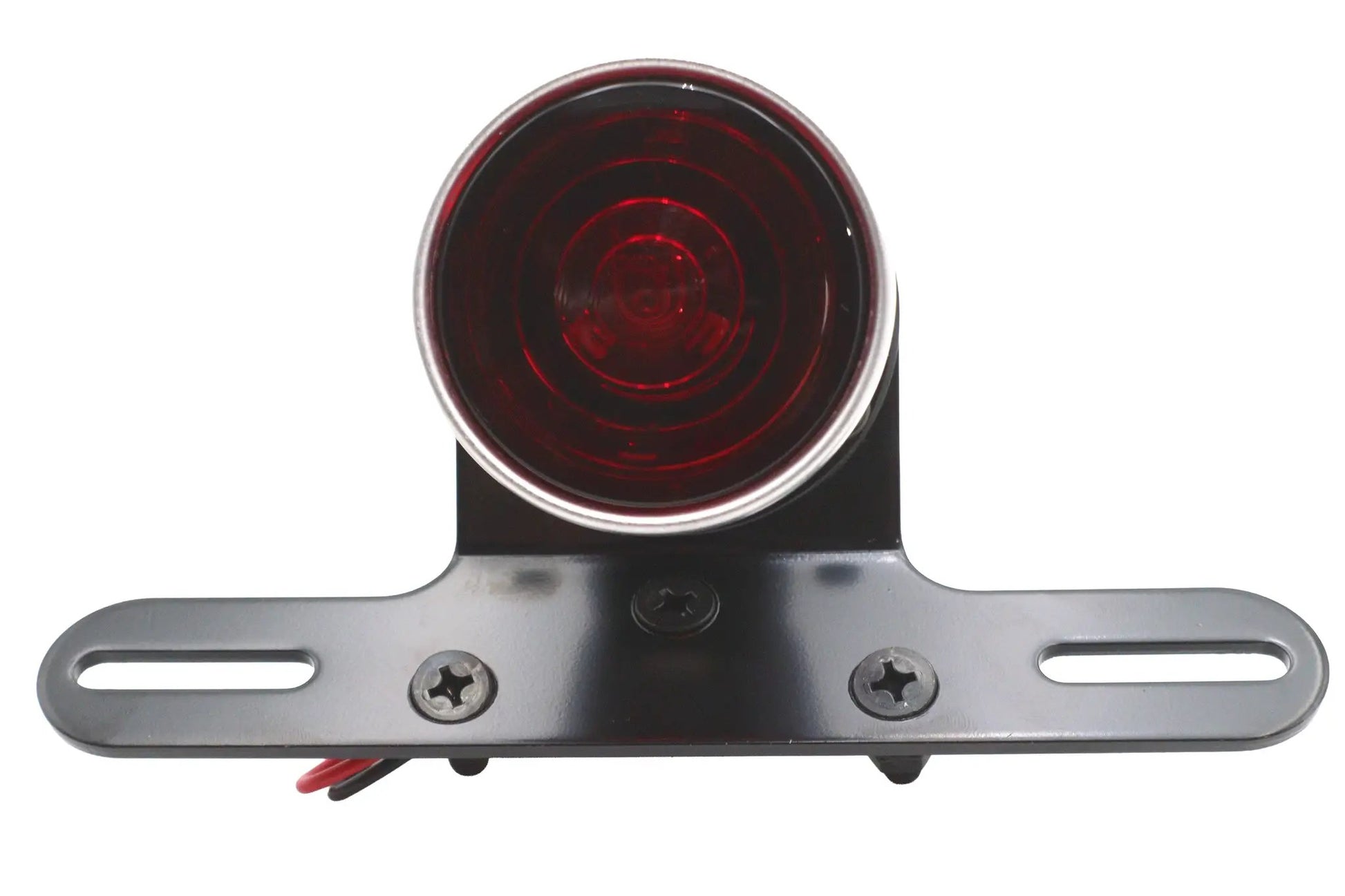 Wyatt Gatling Black 2 Inch Round Tail Lamp – Vintage Style, ECE Approved by Wyatt Gatling