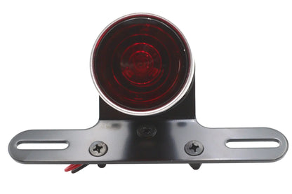 Wyatt Gatling Black 2 Inch Round Tail Lamp – Vintage Style, ECE Approved by Wyatt Gatling