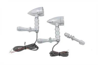 Wyatt Gatling Turn Signal Set Bullet Amber Part 76528 with 3-Wire Configuration by Wyatt Gatling
