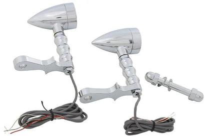 Wyatt Gatling Turn Signal Set Bullet Amber Part 76528 with 3-Wire Configuration by Wyatt Gatling