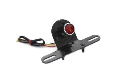 Wyatt Gatling 1 Inch Round Black Tail Lamp - Show or Decorative Use Only by Wyatt Gatling