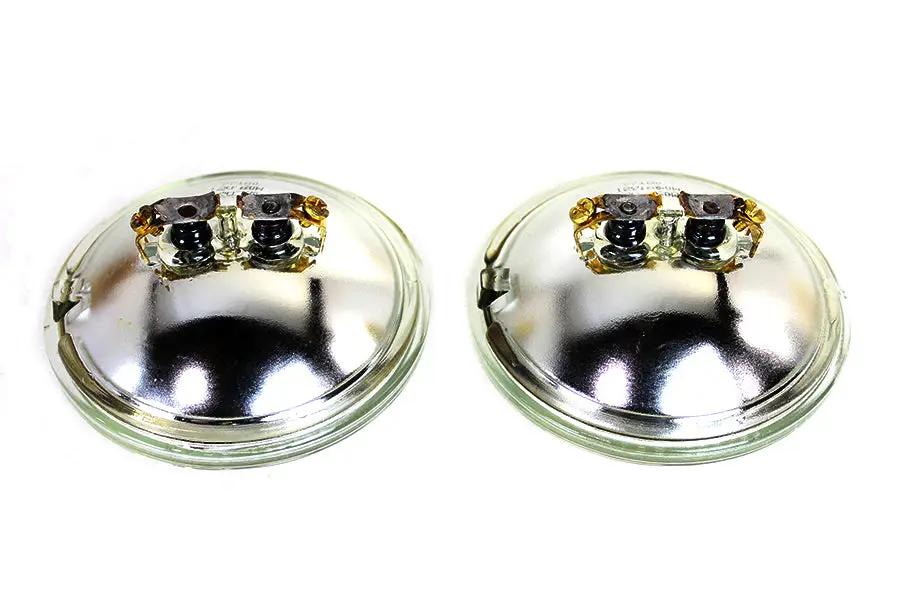 Wyatt Gatling Clear 4-1/2 Inch 12 Volt Sealed Beam Spotlamp Bulb Set - Model 77180 by Wyatt Gatling
