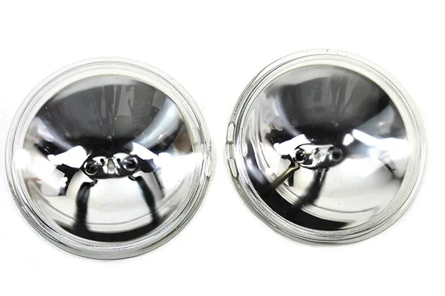 Wyatt Gatling 77181 Clear 4-1/2 Inch 12 Volt Sealed Beam Spotlamp Bulb Set by Wyatt Gatling