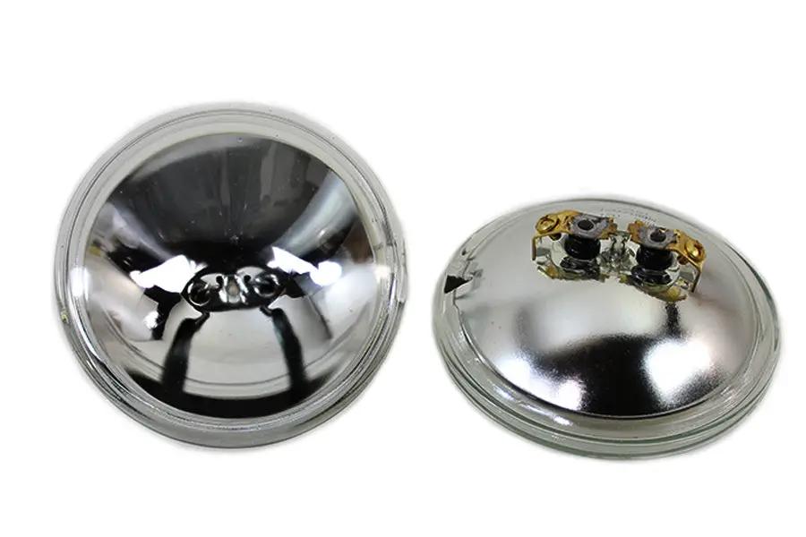 Wyatt Gatling 77181 Clear 4-1/2 Inch 12 Volt Sealed Beam Spotlamp Bulb Set by Wyatt Gatling