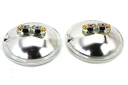 Wyatt Gatling 77181 Clear 4-1/2 Inch 12 Volt Sealed Beam Spotlamp Bulb Set by Wyatt Gatling