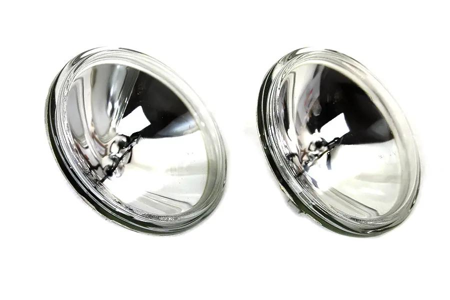 Wyatt Gatling 77181 Clear 4-1/2 Inch 12 Volt Sealed Beam Spotlamp Bulb Set by Wyatt Gatling