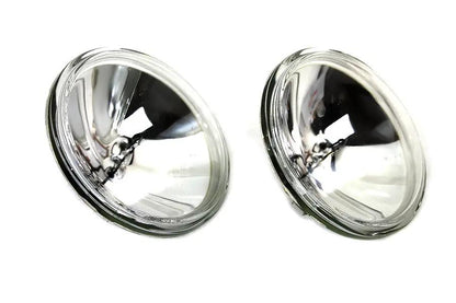 Wyatt Gatling 77181 Clear 4-1/2 Inch 12 Volt Sealed Beam Spotlamp Bulb Set by Wyatt Gatling