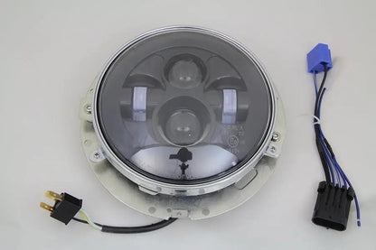 Wyatt Gatling 7 Inch LED Headlamp Assembly for Harley Davidson FLT Models by Wyatt Gatling