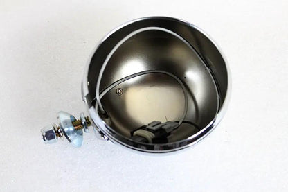 Wyatt Gatling Chrome Spotlamp Shell and Wire Kit Part 70256H for Harley Davidson FLT Models by Wyatt Gatling