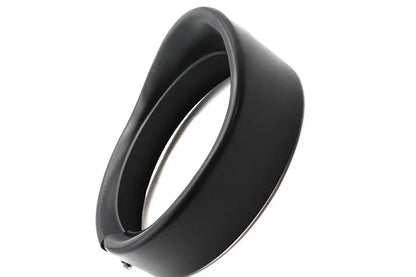 Wyatt Gatling Outer Headlamp Black Frenched Trim Ring with Visor for Harley Davidson FLT by Wyatt Gatling