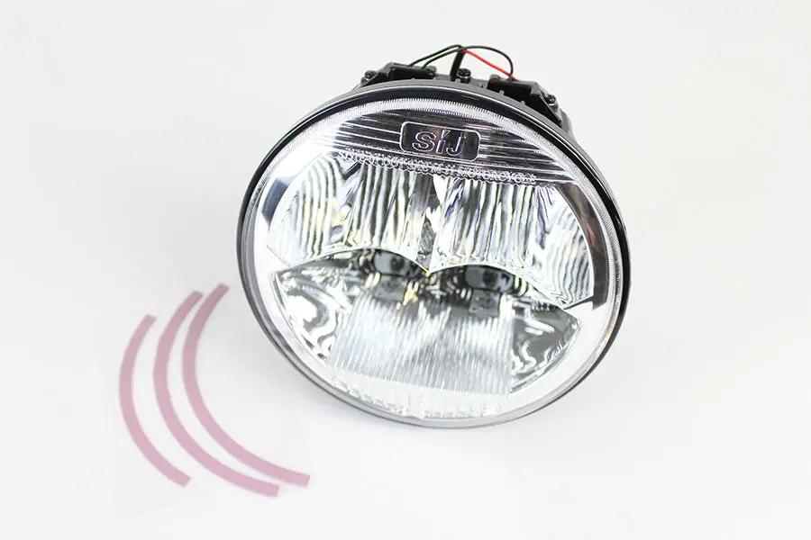Wyatt Gatling 7 Inch LED Headlamp Unit with Built-in H4 Plug, Part #161710 by Wyatt Gatling
