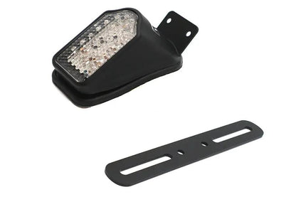 Wyatt Gatling 19158B Black Mini Tombstone Tail Lamp with Bracket and Red LED Lights by Wyatt Gatling