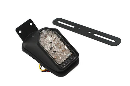 Wyatt Gatling 19158B Black Mini Tombstone Tail Lamp with Bracket and Red LED Lights by Wyatt Gatling