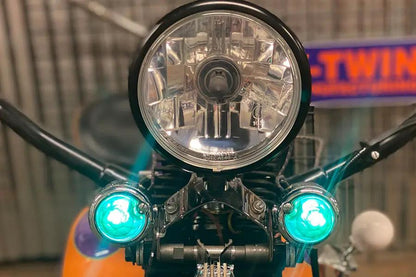 Wyatt Gatling 33-1141 Faceted Green Tail Lamp Lens Set for Harley Davidson FL by Wyatt Gatling