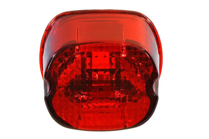 Wyatt Gatling 12-0402D Tail Lamp Lens Laydown Style Red for Harley Davidson FLT by Wyatt Gatling