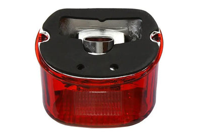 Wyatt Gatling 12-0402D Tail Lamp Lens Laydown Style Red for Harley Davidson FLT by Wyatt Gatling