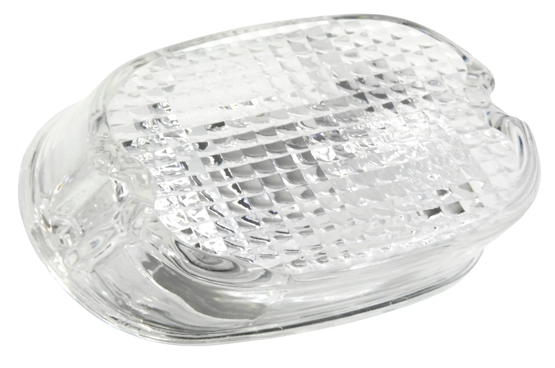 Wyatt Gatling 12-0402CC Tail Lamp Lens Laydown Style Clear for Harley Davidson FLT by Wyatt Gatling