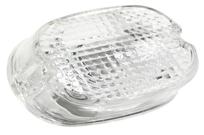 Wyatt Gatling 12-0402CC Tail Lamp Lens Laydown Style Clear for Harley Davidson FLT by Wyatt Gatling