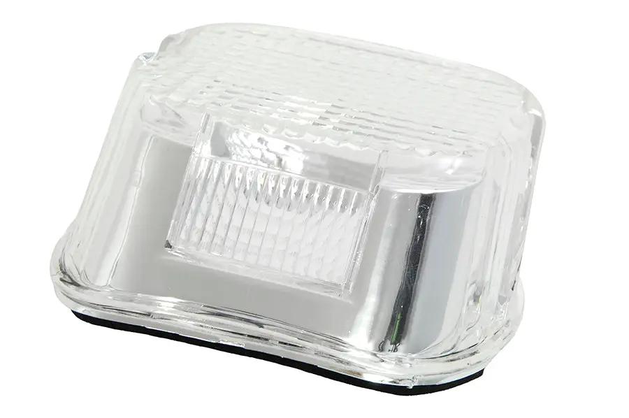 Wyatt Gatling 12-0402CC Tail Lamp Lens Laydown Style Clear for Harley Davidson FLT by Wyatt Gatling