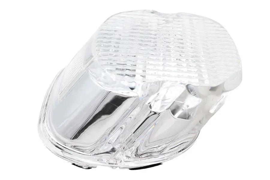 Wyatt Gatling 12-0402CC Tail Lamp Lens Laydown Style Clear for Harley Davidson FLT by Wyatt Gatling