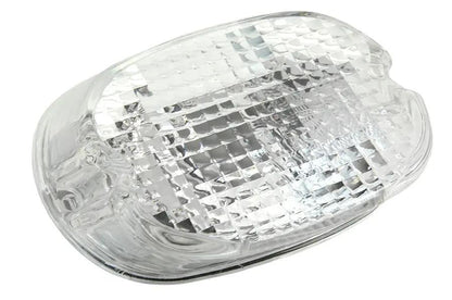 Wyatt Gatling 12-0402DC Clear Laydown Style Tail Lamp Lens for Harley Davidson FLT by Wyatt Gatling