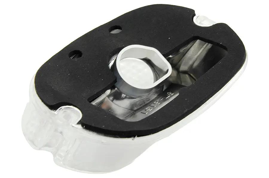 Wyatt Gatling 12-0402DC Clear Laydown Style Tail Lamp Lens for Harley Davidson FLT by Wyatt Gatling